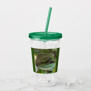 Agama, lizard acrylic tumbler