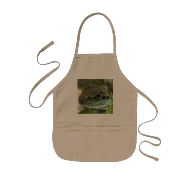 Agama, lizard kids apron (Front)