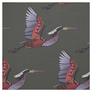Agami heron dark fabric