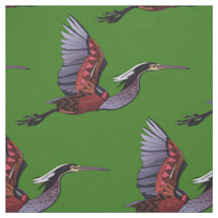 Agami heron green fabric