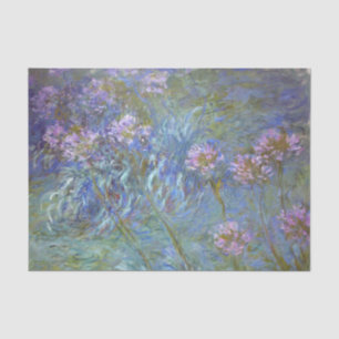 Agapanthus by Claude Monet Tissue Paper