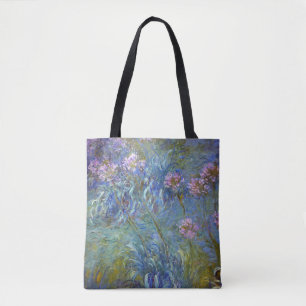 Agapanthus, Monet Tote Bag