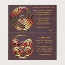 AGAPE LOVE - WITNESSING CARD