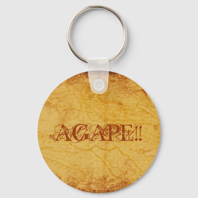 AGAPE!!... RELIGIOUS KEYRINGS (Front)