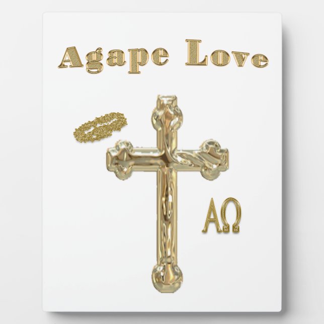 agapelove plaque (Front)