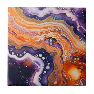 Agate Art Ceramic Tile