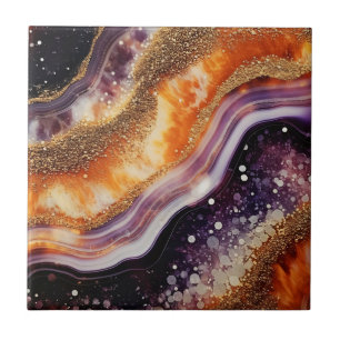 Agate Art Ceramic Tile