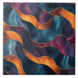 Agate Art Ceramic Tile