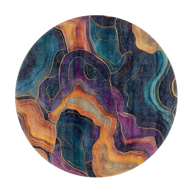 Agate Art Cutting Board (Front)