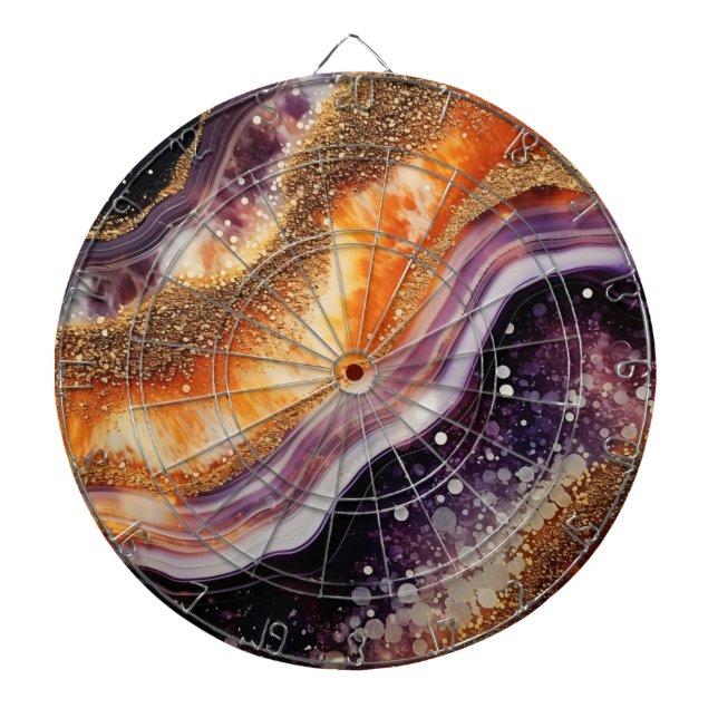 Agate Art Dartboard (Front)