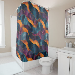 Agate Art Shower Curtain
