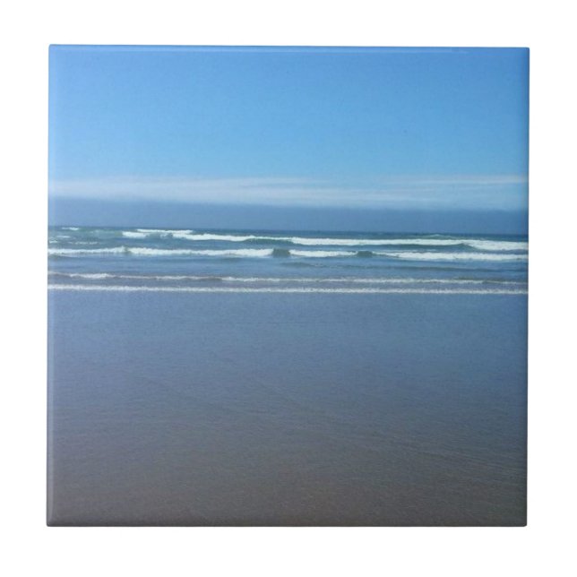 Agate Beach, Oregon Ceramic Tile (Front)