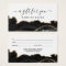 Agate Black And Gold Marble Salon Gift Card