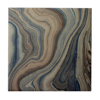 Agate Black gold fluid marble modern Ceramic Tile 