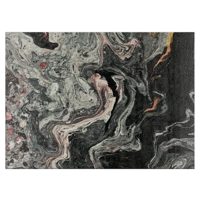 Agate Fluid Marble Cutting Board (Front)