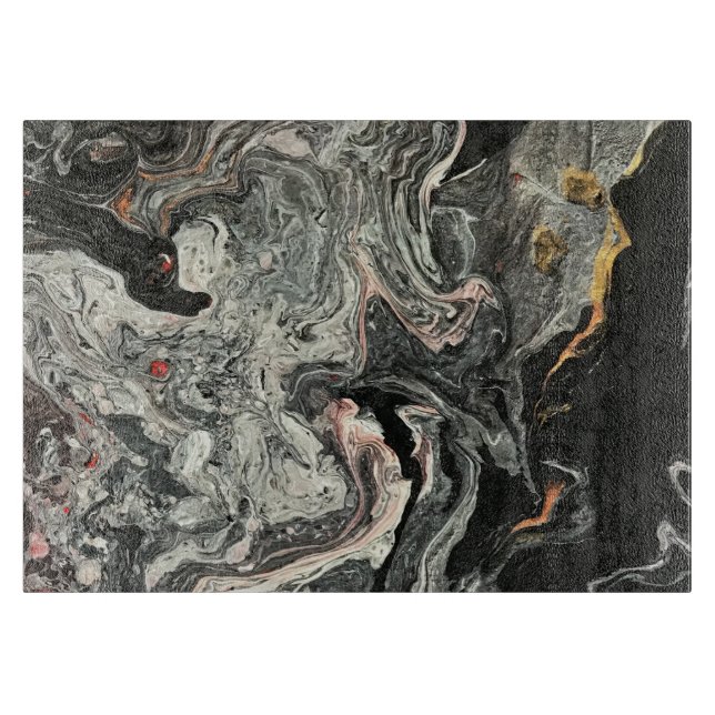Agate Fluid Marble Cutting Board (Front)