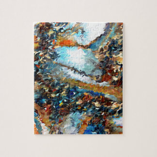 Agate Geode Abstract Jigsaw Puzzle