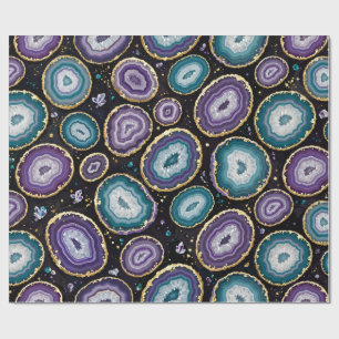 Agate Geode Wrapping Paper