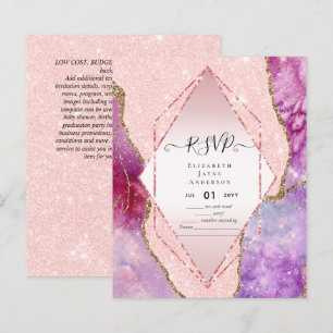 AGATE GLITTER RSVP Budget
