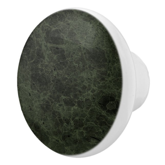 Agate Green Stone Ceramic Knob (Right)