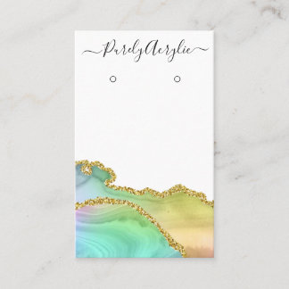Agate Jewellery Display Card