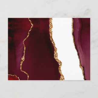 Agate liede vin et or postcard