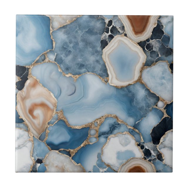 Agate Marble Ceramic Tile (Front)
