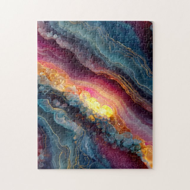 Agate Marble Puzzle (Vertical)
