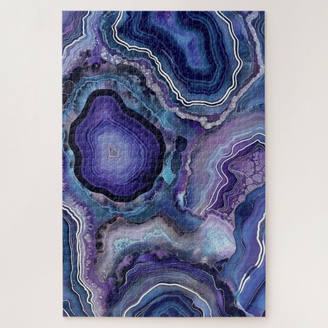 Agate Marble Puzzle (Vertical)