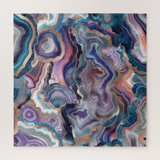 Agate Marble Puzzle (Vertical)