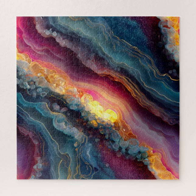 Agate Marble Puzzle (Vertical)