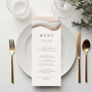 Agate Marble Stone Menu