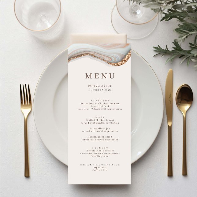 Agate Marble Stone Menu (Creator Uploaded)