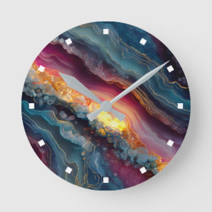 Agate Marble Wall Clock