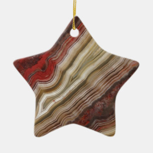 Agate Pattern Ceramic Tree Decoration