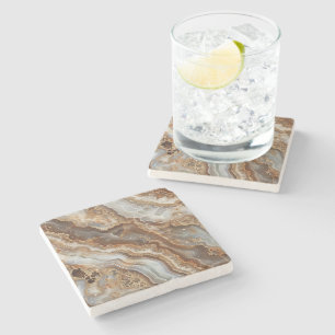 Agate Print Stone Coaster