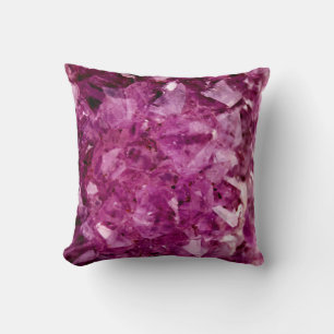 Agate Purple Crystal Cushion