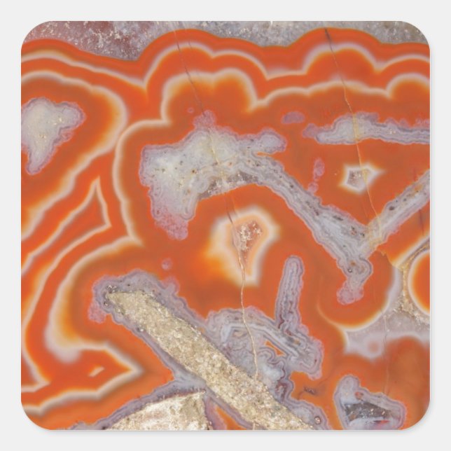 Agate sample square sticker (Front)