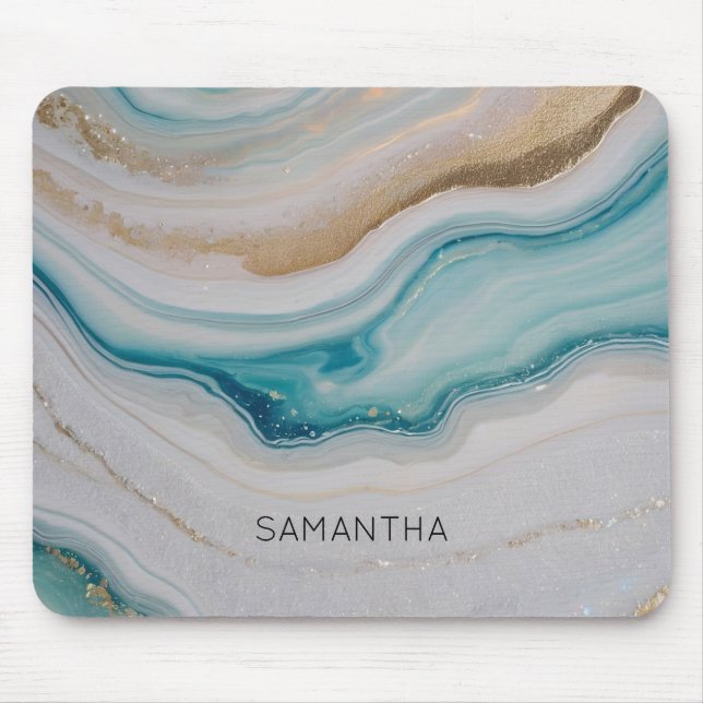 Agate Seascape Mouse Pad (Front)
