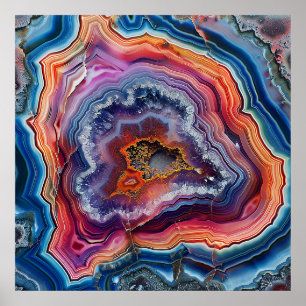 Agate Slice Poster