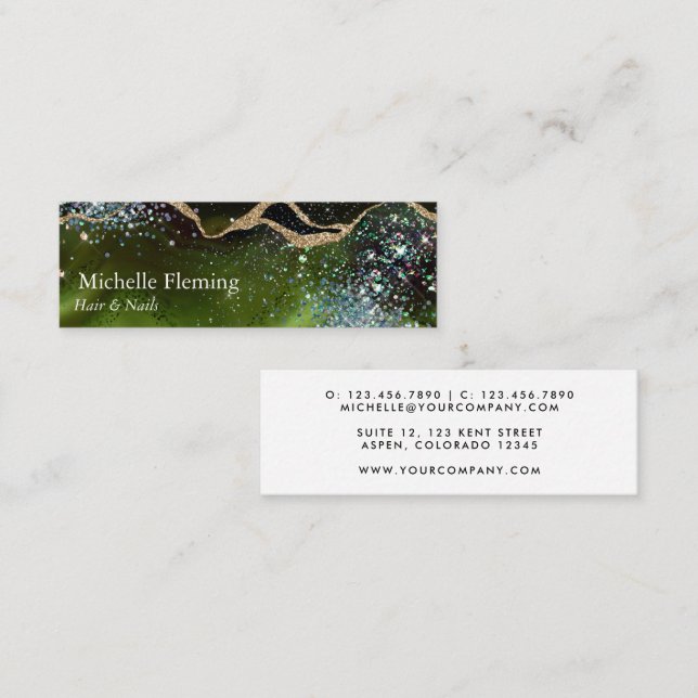 Agate Square Business Card (Front/Back)