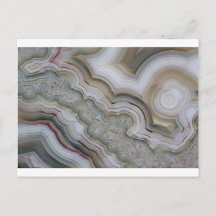 Agate Stone Abstract Postcard