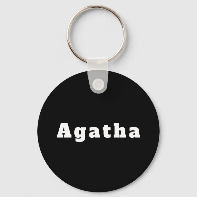 Agatha Key Ring (Front)