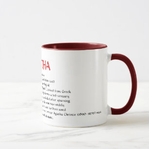 AGATHA MUG