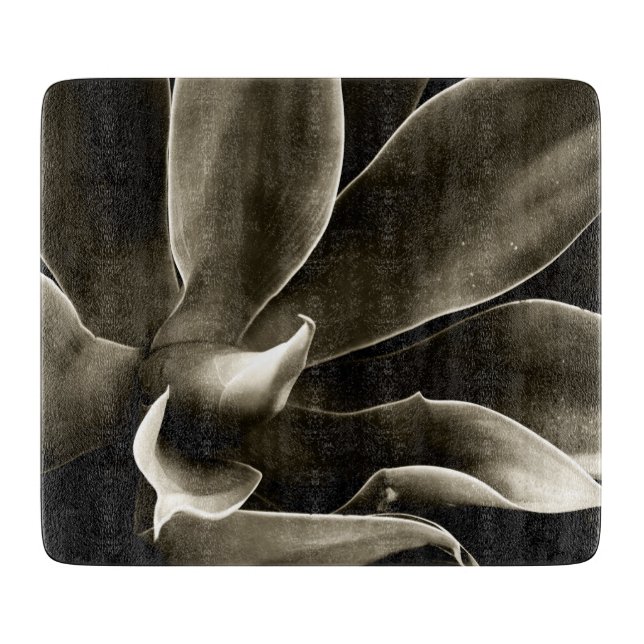 Agave Attenuata in Sepia Cutting Board (Front)