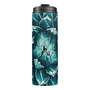 agave cactus, abstract nature background, top vi thermal tumbler
