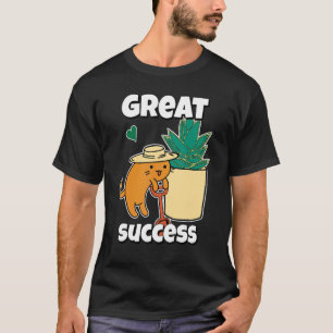 Agave Cat Shovel And Succulent Garden T-Shirt