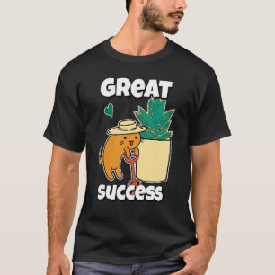 Agave Cat Shovel And Succulent Garden T-Shirt