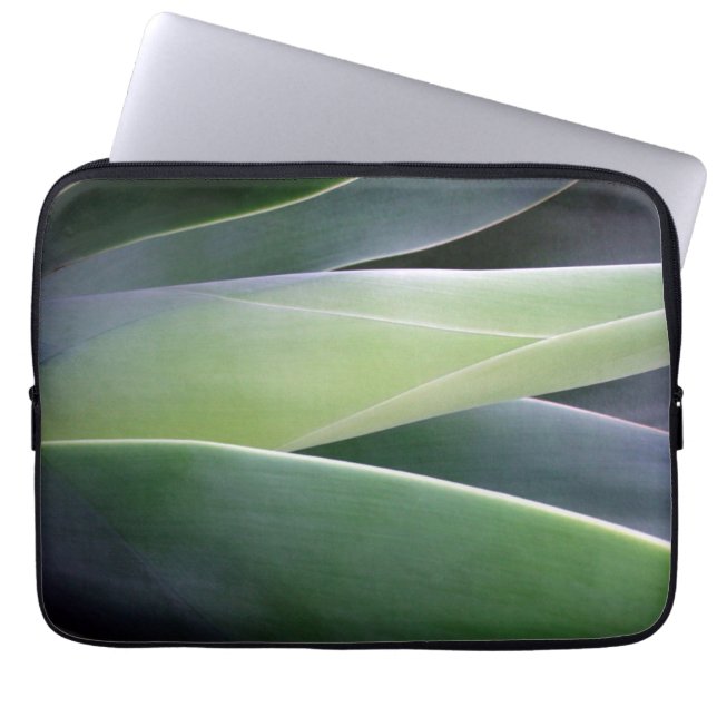 Agave Leaves Laptop Sleeve (Front)