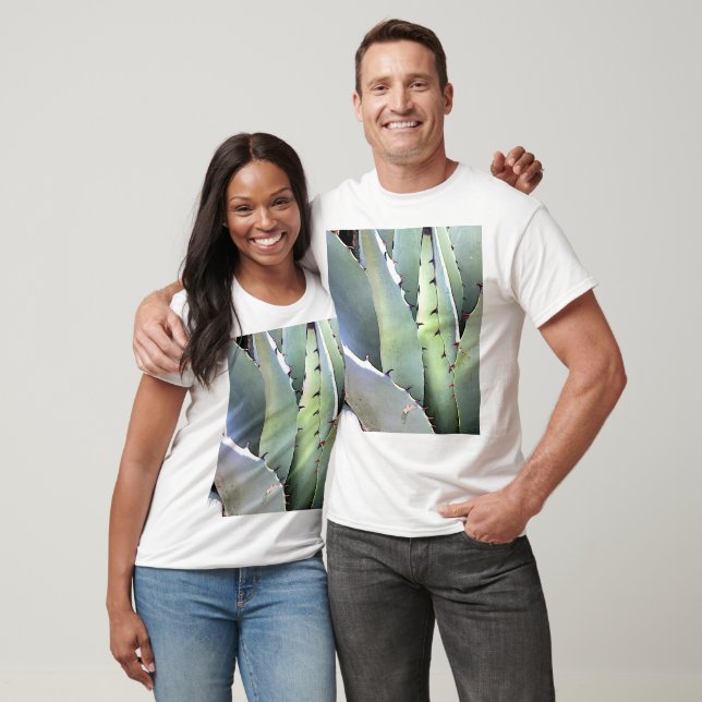 Agave Plant Succulent Blue Cacti Tequila Desert T-Shirt (Unisex)